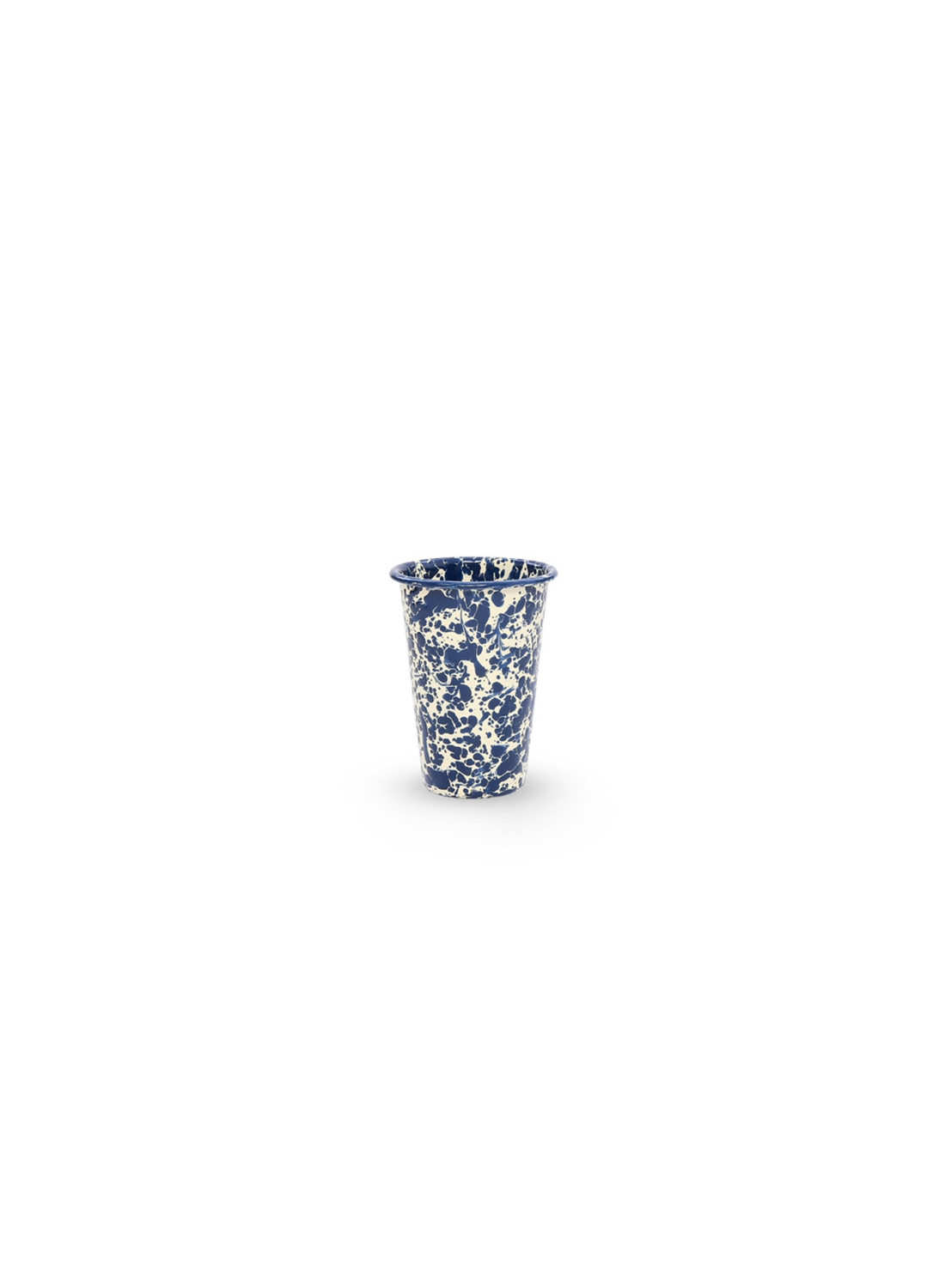 Gobelet Crow Canyon Splatter 14 oz, bleu marine et crème