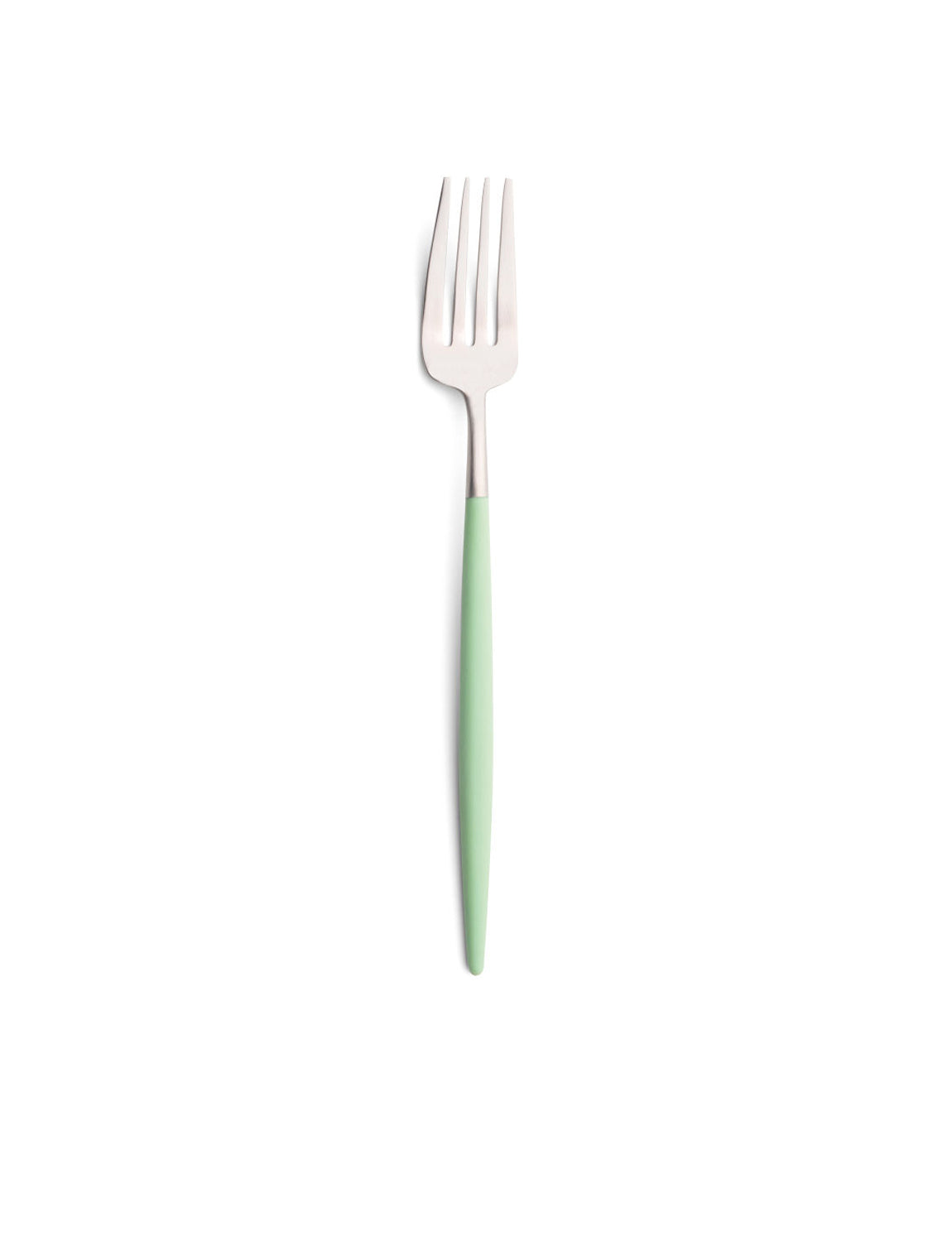Fourchette de table Cutipol Goa, céladon/argent