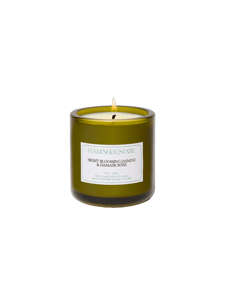 Bougie Flamingo Estate Night Blooming Jasmin et Rose de Damas