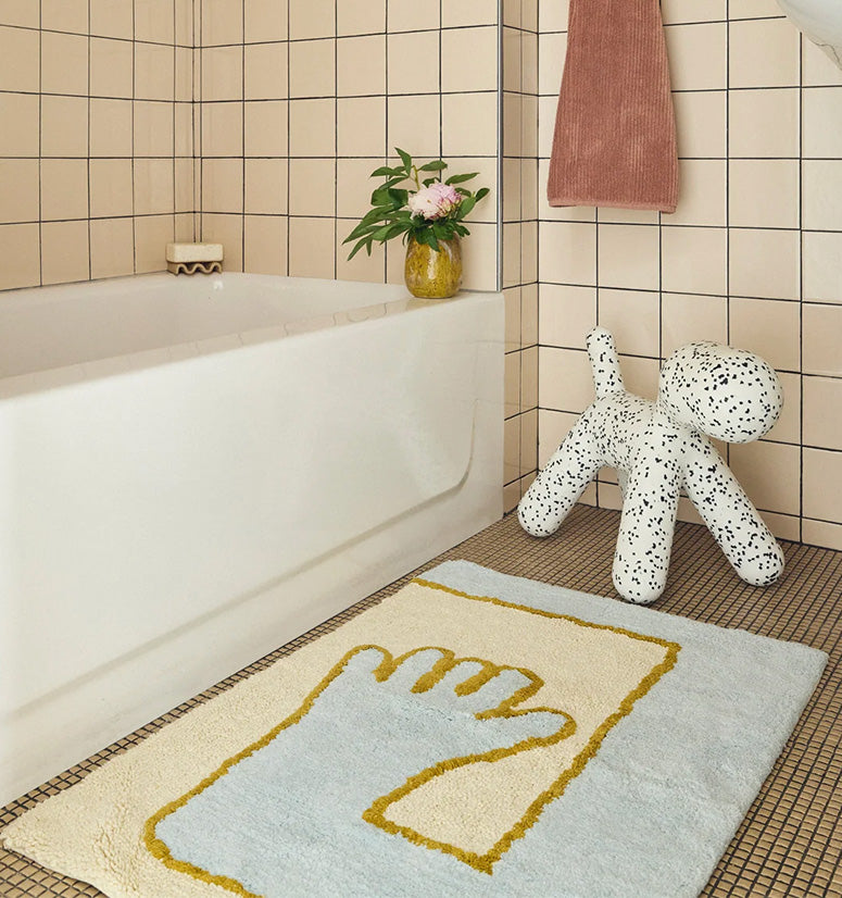 Tapis de bain Cold Picnic Embrace