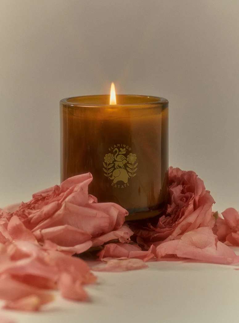 Bougie Flamingo Estate Night Blooming Jasmin et Rose de Damas