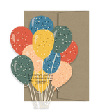 Carte de ballons de fête 