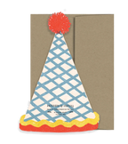 Carte de chapeau d'anniversaire 