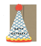 Carte de chapeau d'anniversaire 