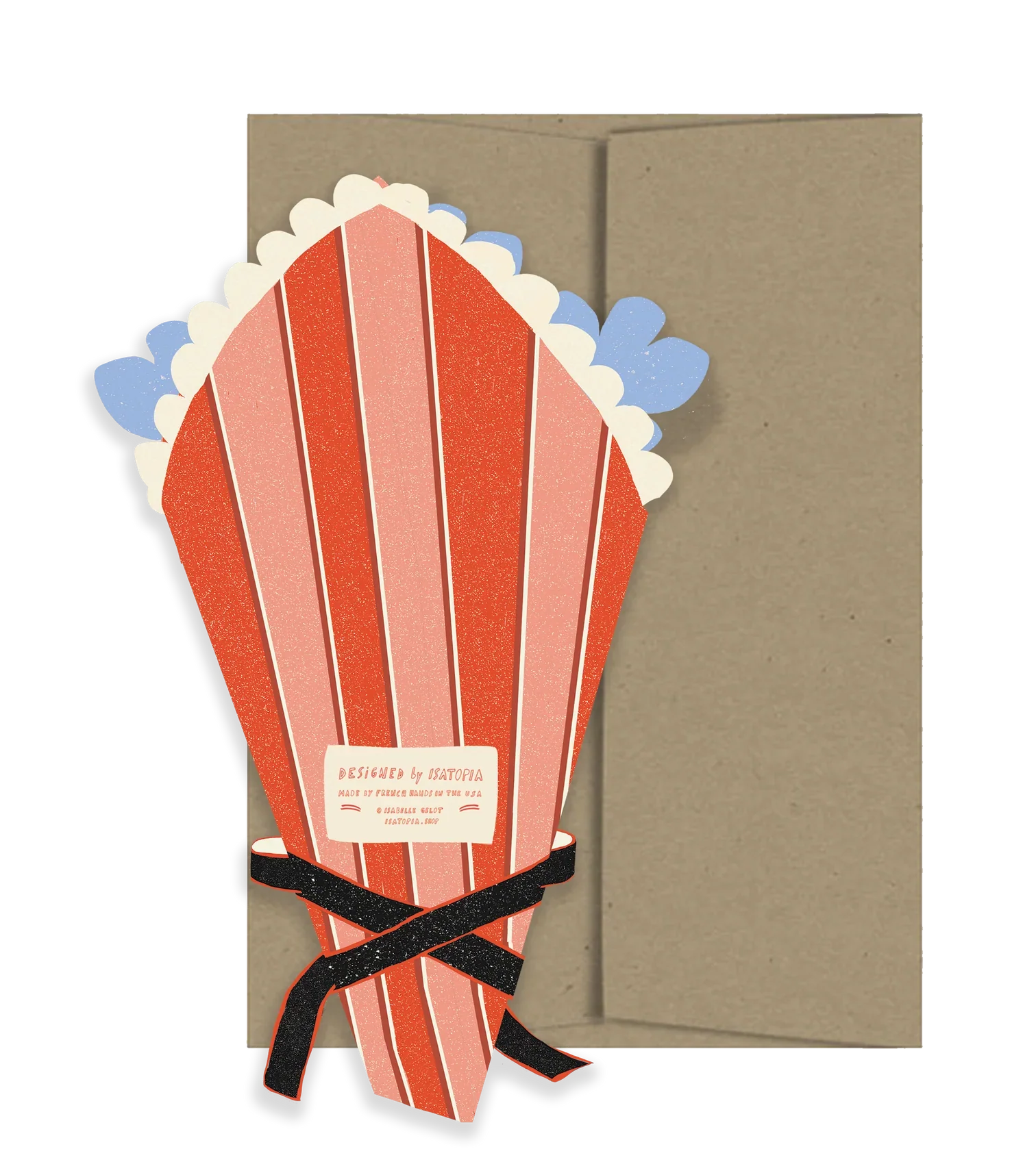 Carte Bouquet de Fleurs Amour 