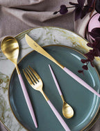 Couverts Cutipol Mio, rose/or