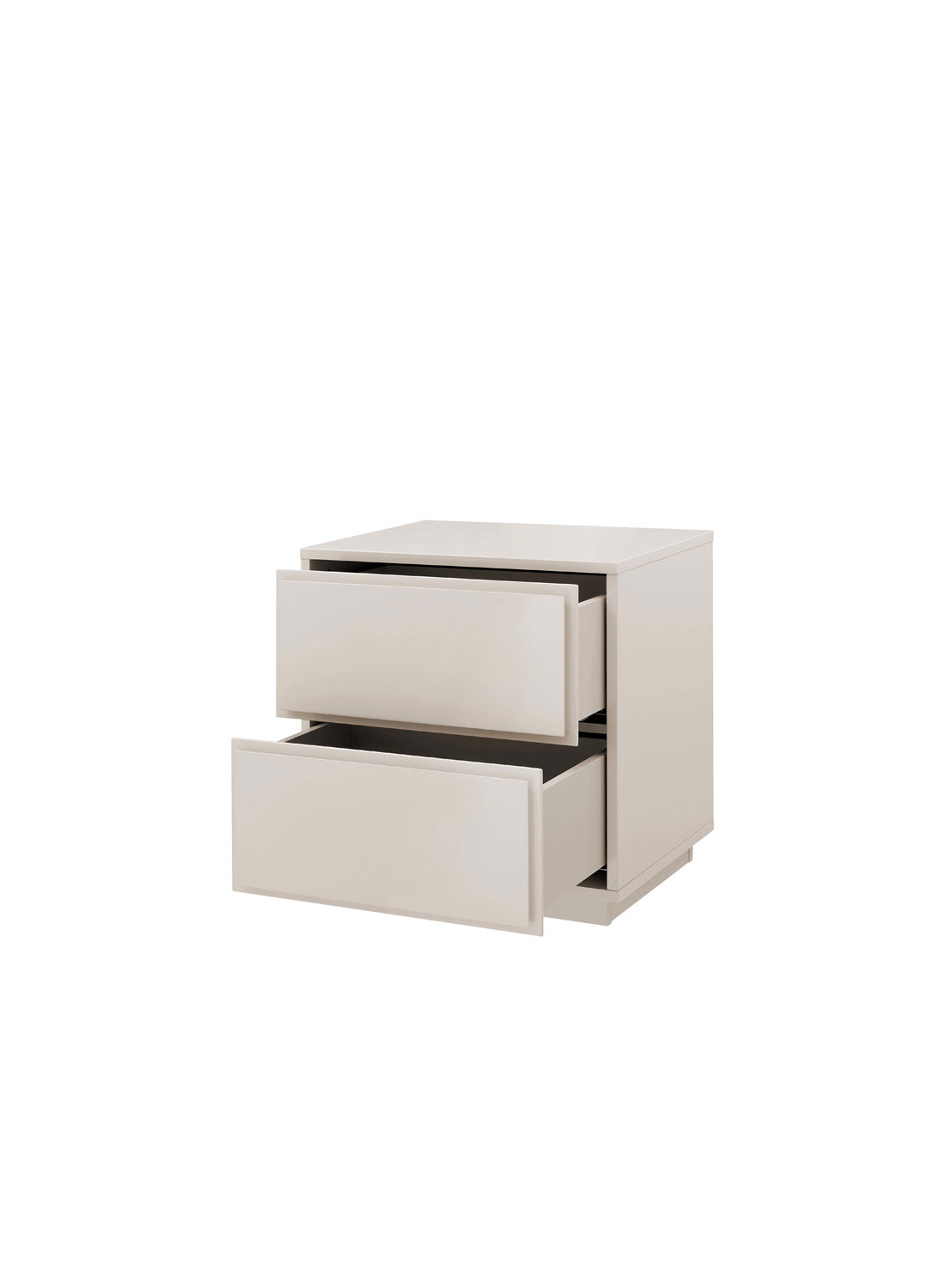 Table de chevet Osmara, gris chaud