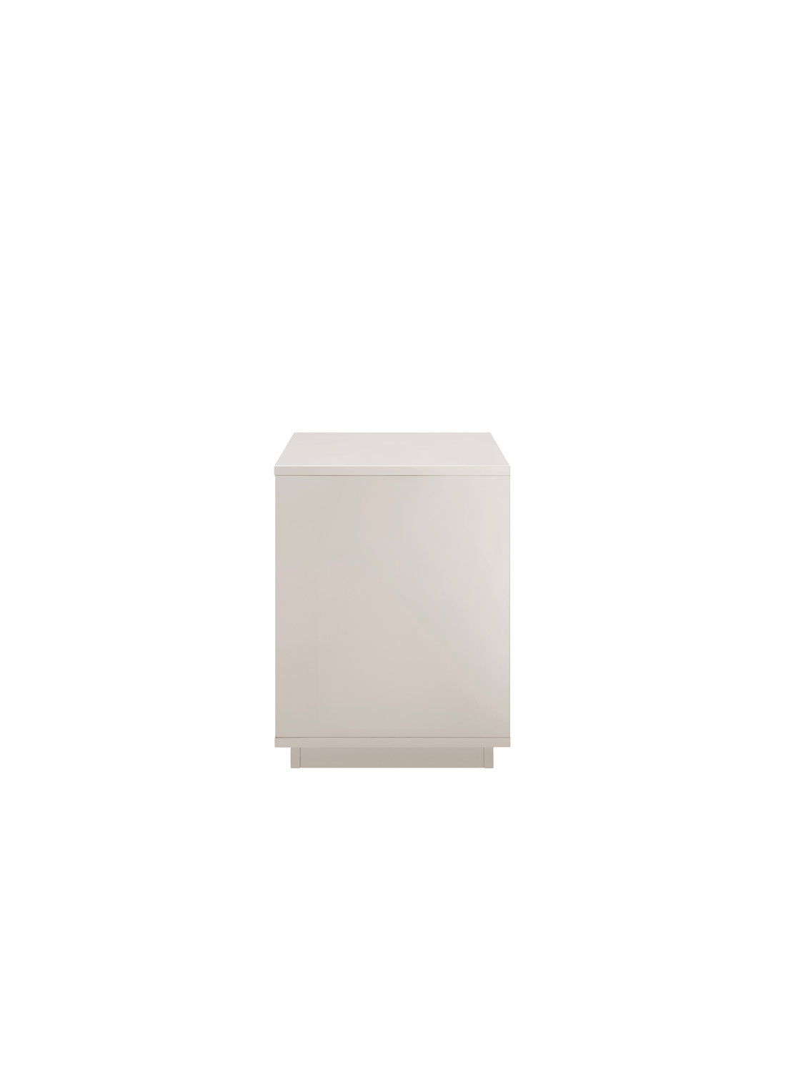 Table de chevet Osmara, gris chaud
