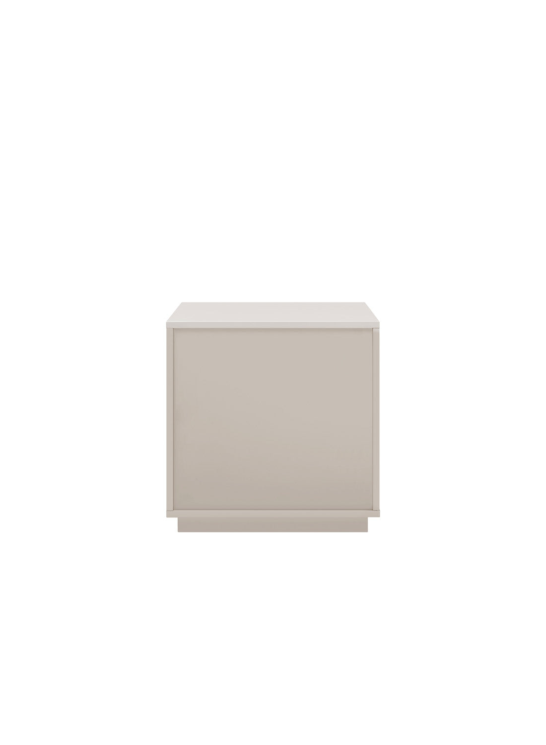 Table de chevet Osmara, gris chaud