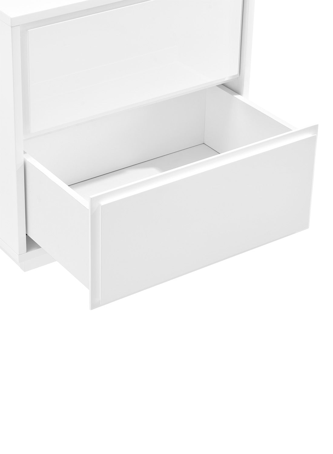 Table de chevet Osmara, blanche