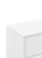 Table de chevet Osmara, blanche