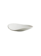 Petite assiette en galets NR Ceramics, pierre blanche
