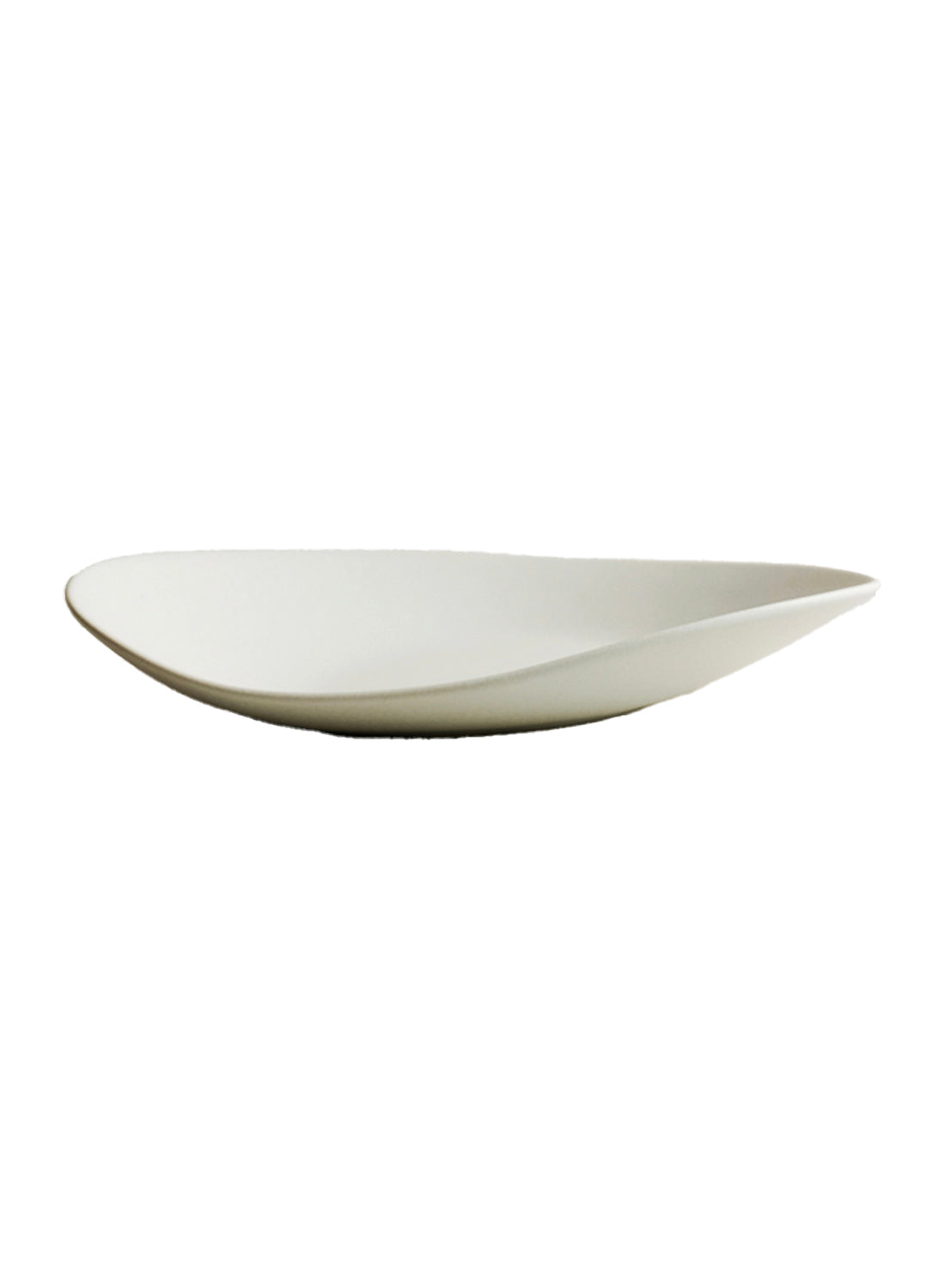 Assiette à galets moyenne NR Ceramics, pierre blanche