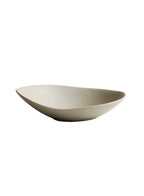 Bol ovale en céramique NR, beige terre