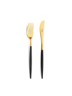 Couverts Cutipol Mio, noir/or