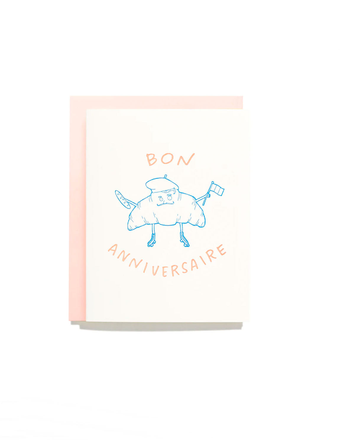 Carte d'anniversaire Croissant 