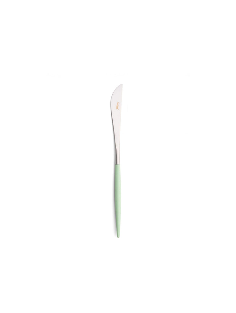 Couteau de table Cutipol Goa, céladon/argent