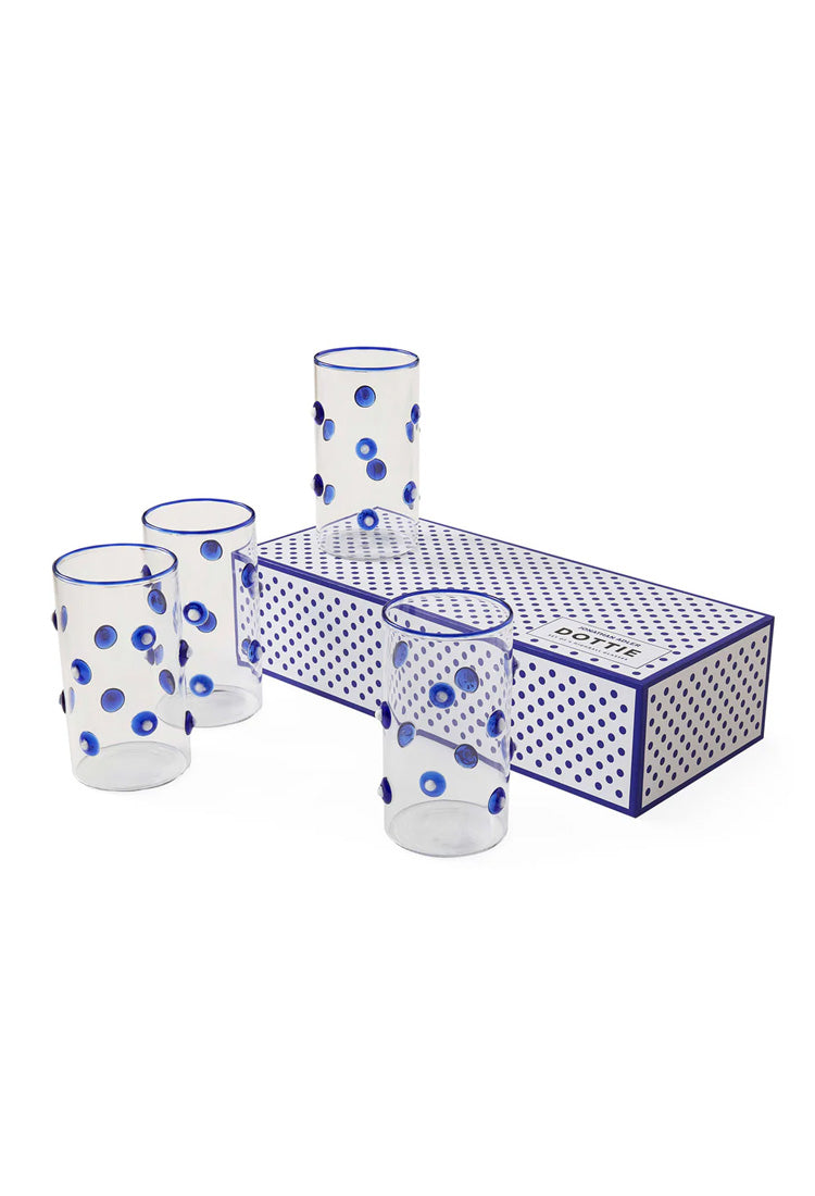 Jonathan Adler Dottie Verres Highball, lot de 4